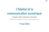L’hôpital et la communication numérique : l'enjeu des réseaux sociaux