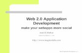 Web 2.0 Application development with Ruby on Rails