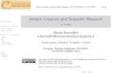 Artistic Creation and Scientific Research (in english)