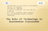 The role of technology in guatemalan classrooms