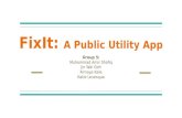 FixIt: A Public Utility App