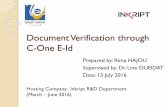 Document Verification through C-One E-Id - Copy