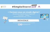 #EmploiStoreConf Formez-vous en mode digital !