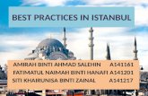 Istanbul best practices