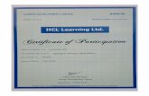 HCL Certificate