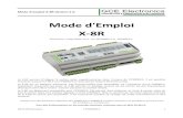 Mode d'emploi Extension 8 relais X-8R pour IPX800 V4 GCE ELECTRONICS
