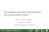 Ems2016: Providing climate information for local authorities