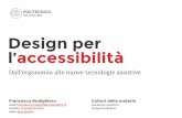 Design per l'accessibilità - Lezione 6