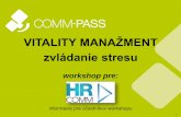 Zvládanie stresu - Vitality manažment (prezentácia pre účastníkov)