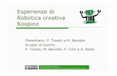 Esperienze di robotica creativa - Rospino
