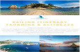 Taormina & Acitrezza Yacht Charter Itinerary