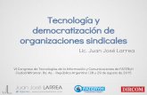 "Tecnología y democratización de organizaciones sindicales"
