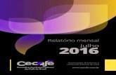 CECAFÉ - Relatório Mensal JULHO 2016