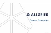 Allgeier (Schweiz) AG - Brief Company Presentation