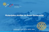 Rotarijska služba za Nove Generacije - Slavc Grčar