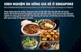 Kinh nghiệm ăn uống giá rẻ ở Singapore