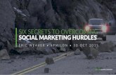 Create - Day 2 - 11:15 - "Six Secrets to Overcoming Social Marketing Hurdles"