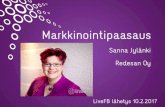 Markkinointipaasaus Sanna Jylänki