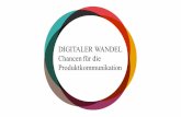 «Digitaler Wandel: Chancen für die Produktkommunikation»; Thomas Elmiger