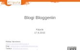Blogi Bloggeriin