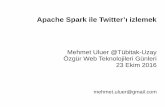Apache Spark ile Twitter’ı izlemek