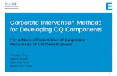Training & Development Methods for CQ Components
