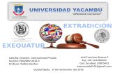 La Extradición  Derecho Internacional Privado