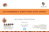 HR Standards and Audits Free State Update