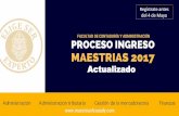 Proceso de Ingreso a Maestrias FCA UADY 2017