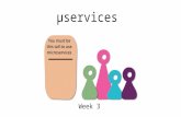Software Architectures, Week 3 - Microservice-based Architectures