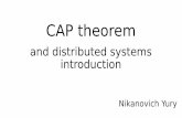 CAP theorem and distributed systems