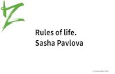 Rules of life