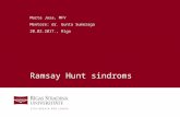 Ramsay Hunt sindroms