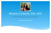 Bianca Cirimele Professional Portfolio