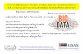 Big data technology by Data Sciences Thailand ในงาน THE FIRST NIDA BUSINESS ANALYTICS AND DATA SCIENCES CONTEST/CONFERENCE จัดโดย คณะสถิติประยุกต์และ