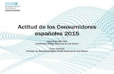 INFORME Actitud Consumidores Españoles 2015