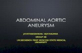 Abdomianl Aortic Aneurysm (AAA)
