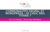 Communautés Drupal et WordPress : le choc des titans ?