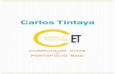 Carlos Tintaya /CV+Portafolio