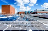 Aurinkosähkön tulevaisuudennäkymät ja kannattavuus Suomessa