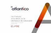 Les Français et le débat sur la déchéance de nationalité / Sondage ELABE pour Atlantico