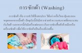 การซักผ้า (Washing)