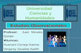 ESTUDIOS OBSERVACIONALES(OBSERVACIONALES, DESCRIPTIVOS, ANALITICOS,CORRELACION,COHORTE)-EPIDEMIOLOGIA-ENFERMERIA