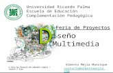 Feria De Proyectos (Diseño Multimedia) Complementacion Pedagógica (URP) Lima - Perú