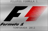 Presentación Pilotos F1 2012
