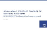 Stressed control of mothers in Vietnam