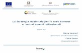 PON Governance - Progetto Strategia nazionale Aree Interne e nuovi assetti istituzionali