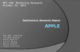Qualitative Apple Report