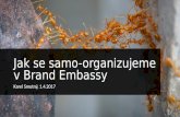 Karel Smutný: Jak se samo-organizujeme v Brand Embassy