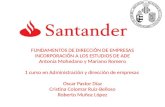 Estudio de análisis de la empresa Santander ,SA